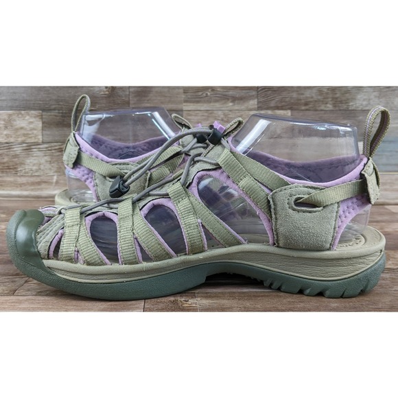 Keen Women's Whisper Sandal Size 9 US Olive Green Lavender Waterproof‎ Shoes - Picture 4 of 14